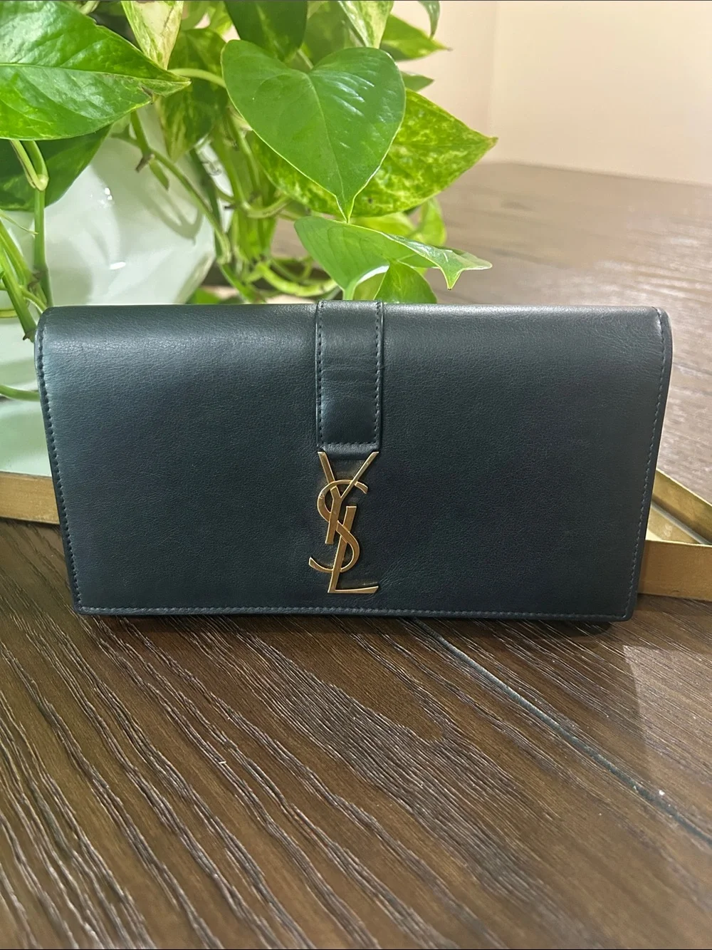 Saint Laurent Cassandra Large Flap Wallet